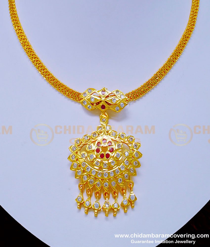 NLC885 - New Model Impon Attigai One Gram Gold Five Metal Jewellery Online