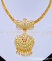 NLC886 - Latest Bridal Wear Gold Design Five Metal Attigai for Women 