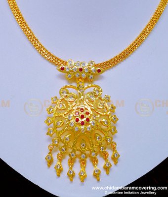 NLC887 - New Arrival Impon Attigai Bridal Wear Panchaloha Necklace for Wedding 
