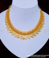 NLC903 - Traditional Lakshmi Design Mango Shape Necklace Gold Plated Jewellery Buy Online