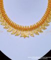 NLC903 - Traditional Lakshmi Design Mango Shape Necklace Gold Plated Jewellery Buy Online