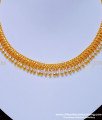 NLC904 - Elegant American Diamond White Stone Party Wear Single Line Necklace for Women 