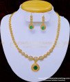 NLC911 - Elegant First Quality American Diamond Party Wear Necklace Set Guaranteed Gold Plated Jewellery