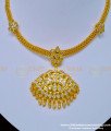 NLC923 - South Indian White Stone Impon Attigai One Gram Gold Jewellery Online