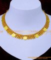 NLC1232 - Simple Lakshmi Kasu 1gm Gold Plated Jewellery Online