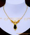 Nlc1236 - Gold Plated Single Nagapadam Pendant Necklace Design