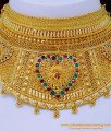 Nlc1242 - Gold Look Bridal Wear Gold Plated Choker Necklace Online