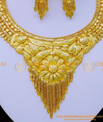 NLC1244 - Latest Gold Necklace Designs Gold Forming Jewellery Online