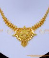 NLC1253 - South Indian Gold Plated Necklace Design For Saree 