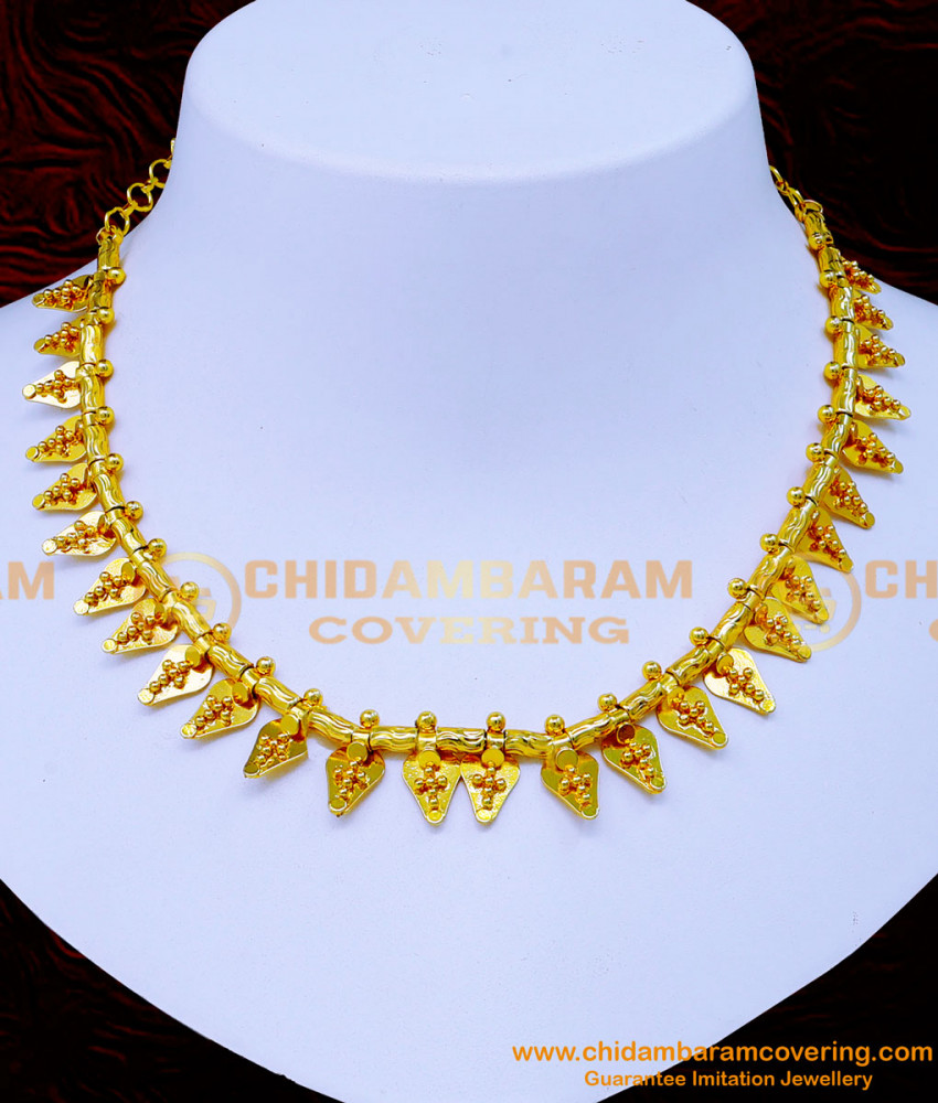 Nlc1255 - Traditional Kerala Jewellery Thalikoottam Necklace Online Shopping 