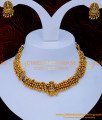 NLC1278 - Wedding Antique Gold Jewellery Necklace Designs with Earrings