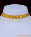 NLC1287 - Simple Western Style Gold Plated Choker Necklace Design for Girls