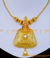 NLC1295 - New Model Simple White Stone Gold Necklace Designs for Wedding