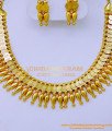 NLC1298 - Lakshmi Coin Necklace Designs Gold Plated Necklace Set Online