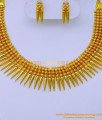 NLC1299 - Traditional Kerala Mullamuttu Necklace Design for Wedding 