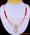 NLC1302 - Simple Crystal Beads Jewellery Necklace Designs for Girls
