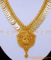 NLC1309 - Traditional Kasu Mala With Lakshmi Pendant Gold Necklace Design