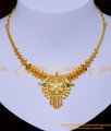 NLC1313 - Gold Design Simple Stone Necklace Design for Wedding 