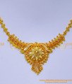 NLC1318 - Beautiful Simple Marriage Small Gold Necklace Designs