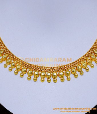 NLC1324 - 1 Gm Gold Jewellery Gold Necklace Designs for Wedding