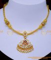 NLC1331 - Indian Bridal Stone Necklace Impon Attigai Online Shopping 