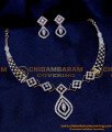 NLC1335 - Rose Gold Royal Modern Diamond Necklace Designs Online