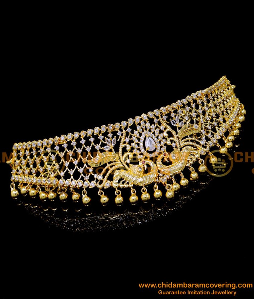 NLC1345 - Latest Artificial Diamond Choker Necklace Online