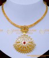 NLC1356 - Five Metal Jewellery Impon Stone Necklace for Women