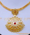 NLC1356 - Five Metal Jewellery Impon Stone Necklace for Women