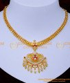 NLC1357 - Latest Heart Design Stone Impon Attigai Online Shopping