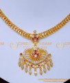 NLC1357 - Latest Heart Design Stone Impon Attigai Online Shopping