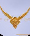 NLC1375 - Simple Light Weight Gold Necklace Design Latest Design