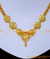 NLC1382 - Simple Gold Design Gold Plated Necklace for Women