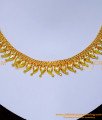 NLC1389 - Mango Model Traditional Wedding Gold Necklace Design