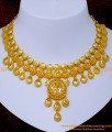 NLC1397 - Dubai Gold Necklace Design Forming Gold Choker Necklace