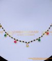 Nlc1402 - Unique Multi Stone Crystal Black Beads Necklace Designs