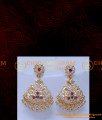 NLC1412 - Original Impon Jewellery White Stone Attigai Necklace Set