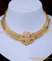 NLC1420 - Gold Model Impon Attigai Naan Patti Necklace Online