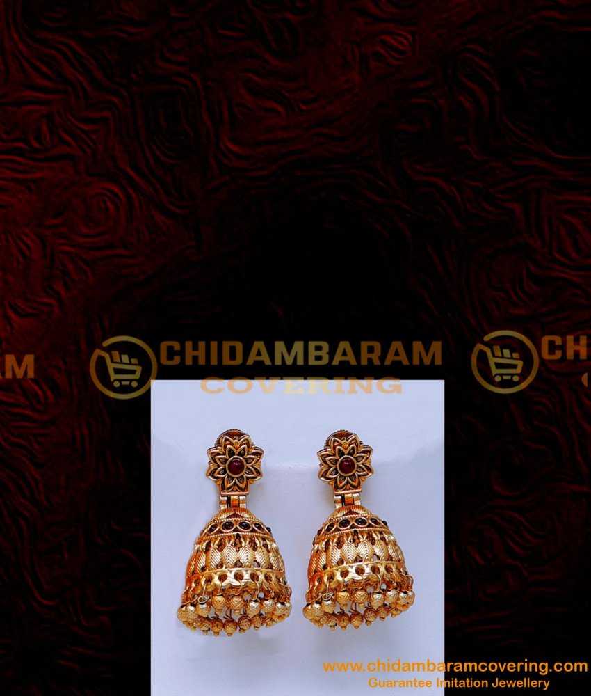 NLC1432 - Latest Bridal Antique Temple Jewellery Set for Marriage