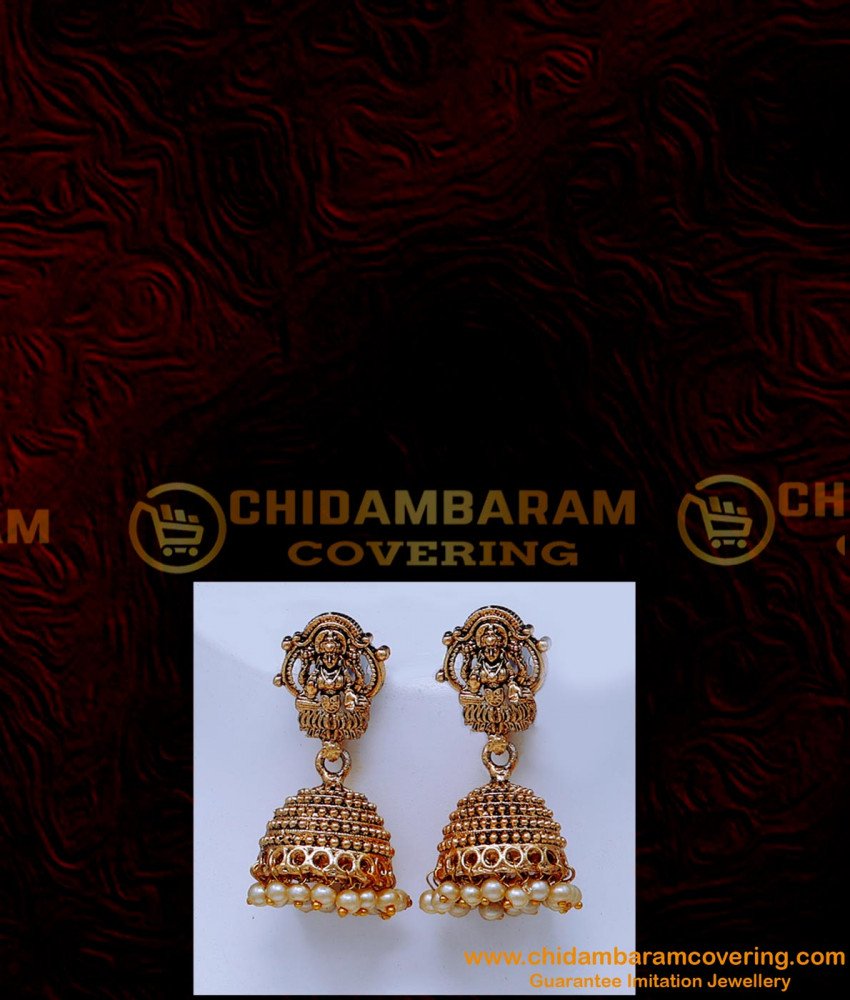 NLC1440 - Traditional Lakshmi Necklace Antique Jewellery Bridal Set