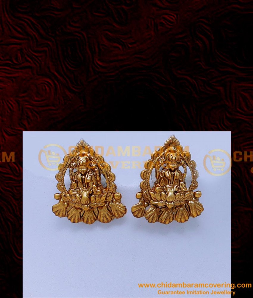 NLC1450 - Antique Double Sided Reversible Gold Necklace Set