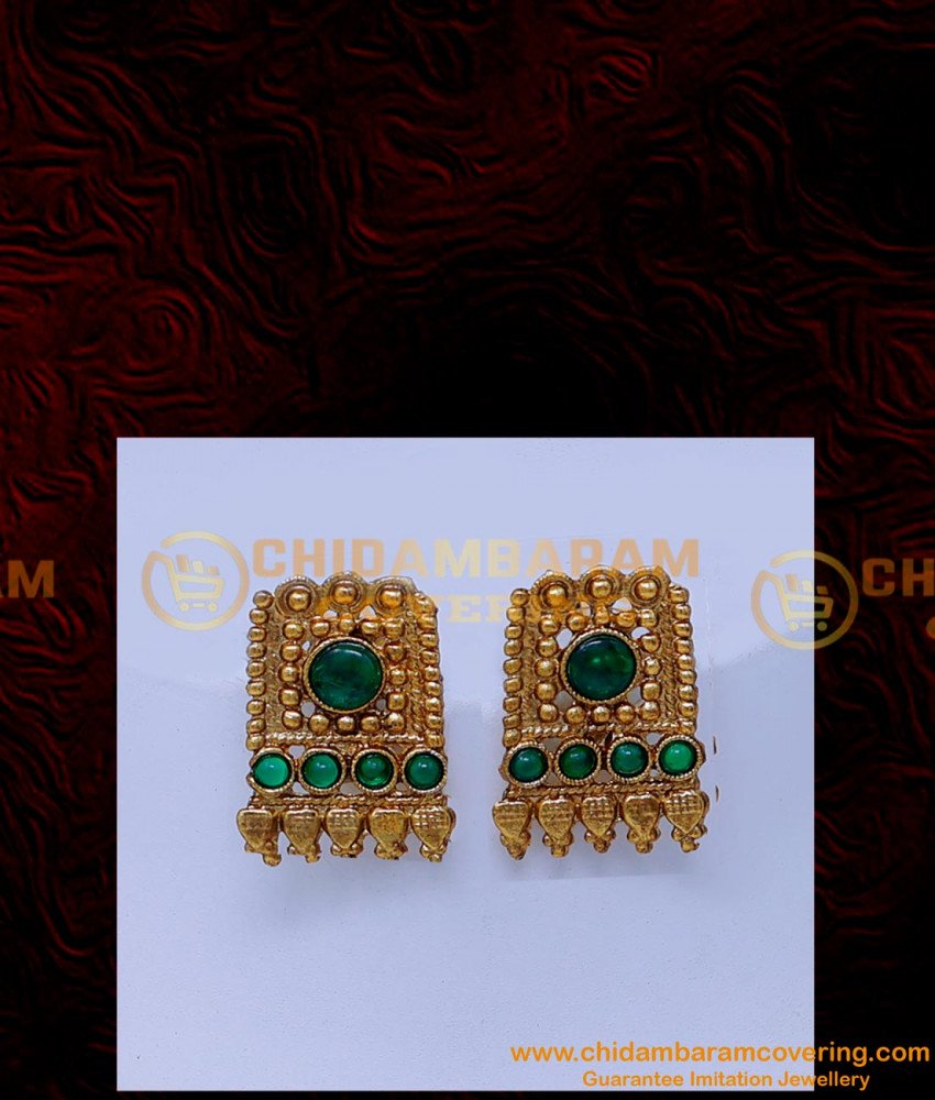 NLC1450 - Antique Double Sided Reversible Gold Necklace Set