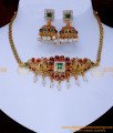 NLC1453 - Trendy Short Antique Choker Necklace Set for Women