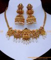 NLC1458 - Traditional Lakshmi Choker Necklace Antique Jewellery