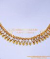 NLC1491 - Elegant Gold Plated White Stone Necklace for Wedding