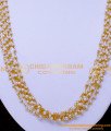 NLC1499 - 1 Gram Gold Light Weight Necklace Design with Beads