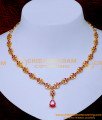 NLC1541 - Unique Daily Wear Light Weight Ruby Necklace Design