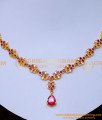 NLC1541 - Unique Daily Wear Light Weight Ruby Necklace Design