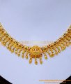 NLC1546 - Latest Lakshmi Design Gold Plated Necklace for Wedding