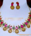 NLC1559 - First Quality Antique Ramparivar Short Necklace Set